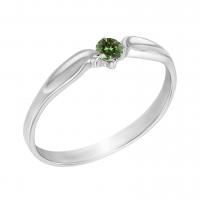 Zásnubný prsteň so zeleným diamantom Nescha