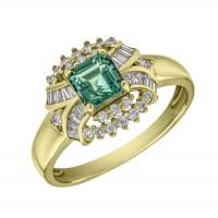 Nádherný smaragdový prsteň s diamantmi Salvator