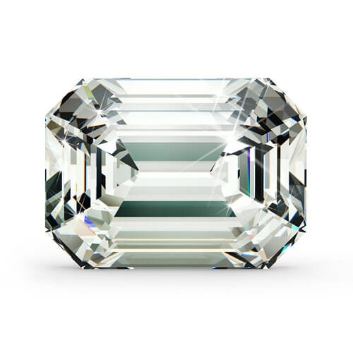 Lab-grown IGI 0.3ct VS1 D Emerald diamant LG666403950