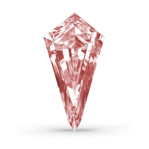 Lab-grown IGI 1.09ct VVS2 FANCY Shield diamant LG698584230