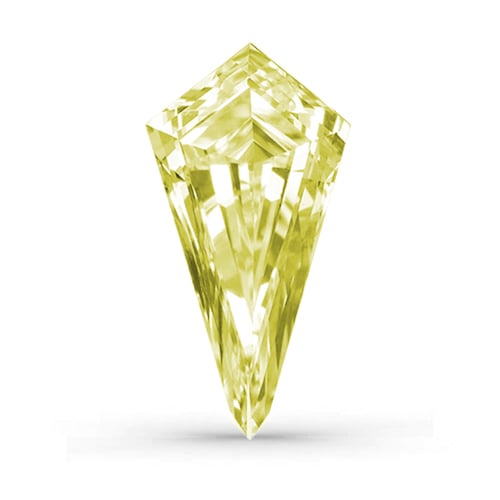 GIA 0.2ct SI2 FANCY Shield diamant 5234242254