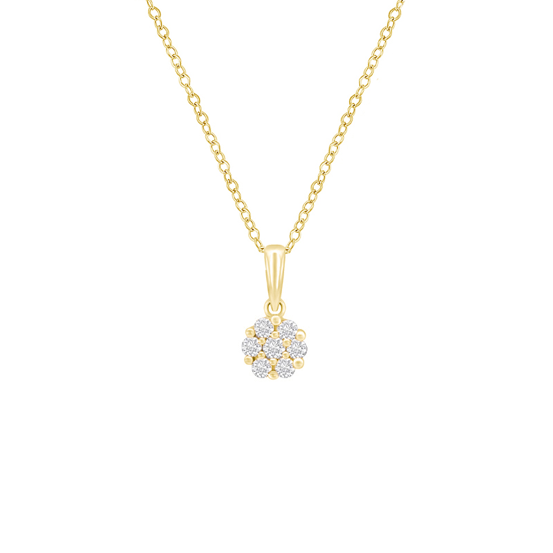 Strieborný prívesok s lab-grown diamantmi Chrisstel 104220