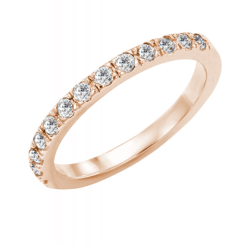 Eternity prsteň s 2mm moissanitmi Anastasia