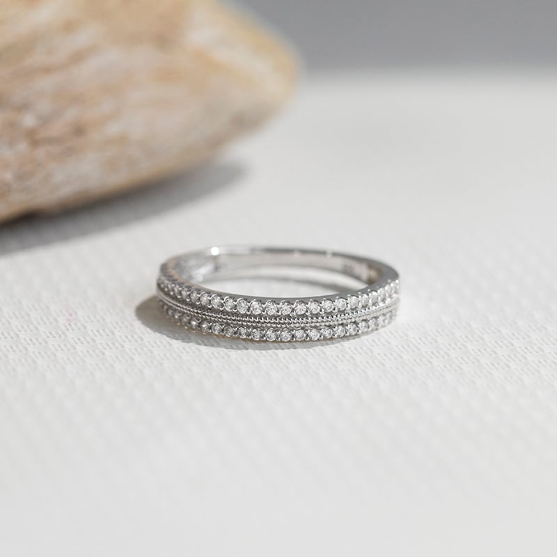 Elegantný diamantový eternity prsteň Nicholls