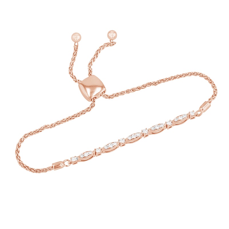 Nežný náramok s lab-grown diamantmi Chariton 114600