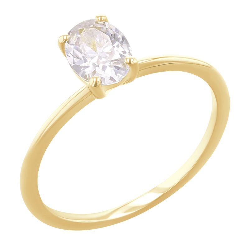Zásnubný prsteň s oval lab-grown diamantom Frost 119980