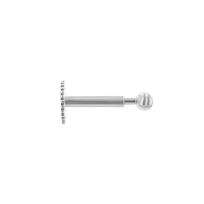 Zlatý labret piercing do ucha Vena 123480