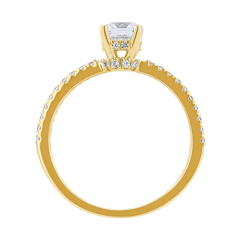 Zásnubný prsteň s diamantmi Prisha 134800