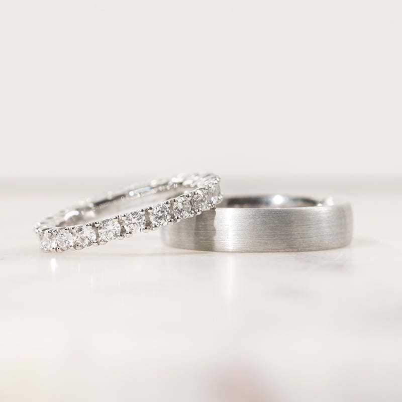 Eternity prsteň s lab-grown diamantmi Briony