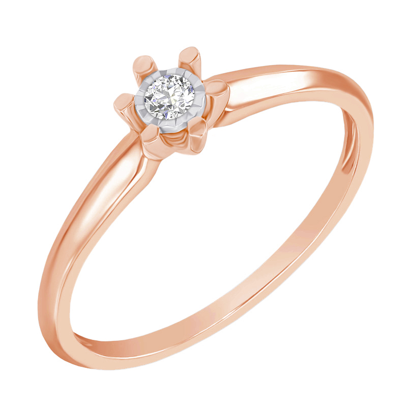 Solitaire prsteň s lab-grown diamantom Malvina 139030