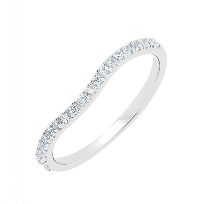 Atypický prsteň s lab-grown diamantmi Nydia