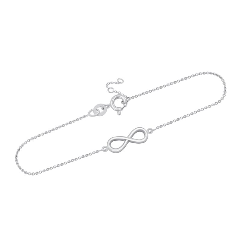 Strieborný fashion náramok Infinity