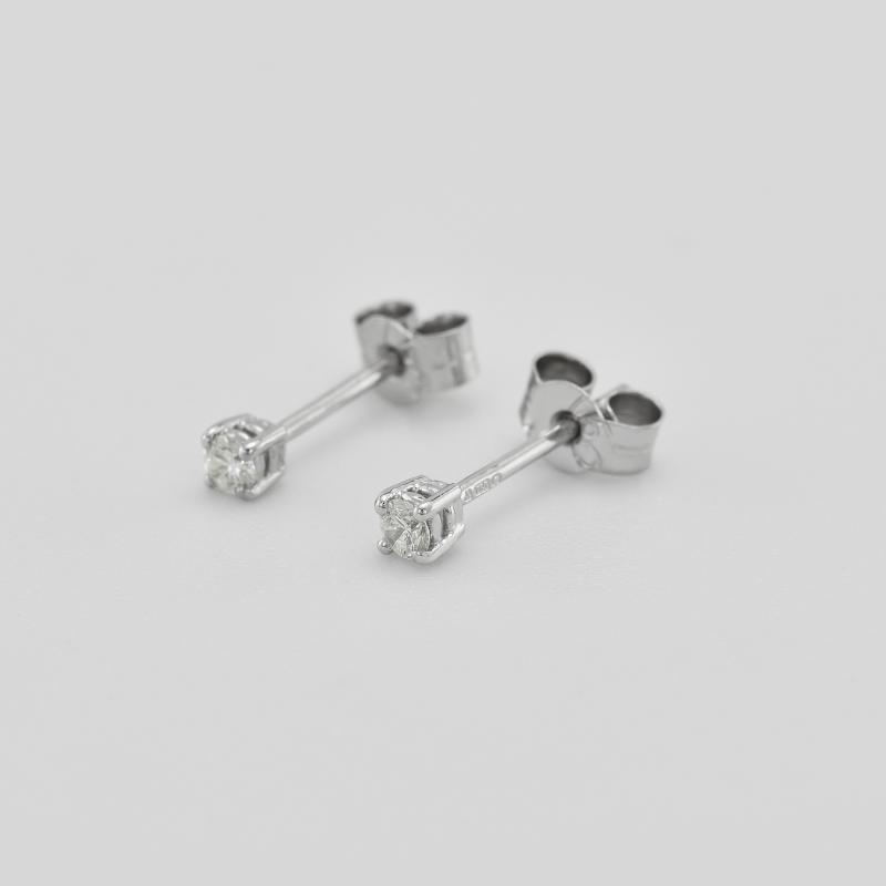 Náušnice s diamantmi 31490