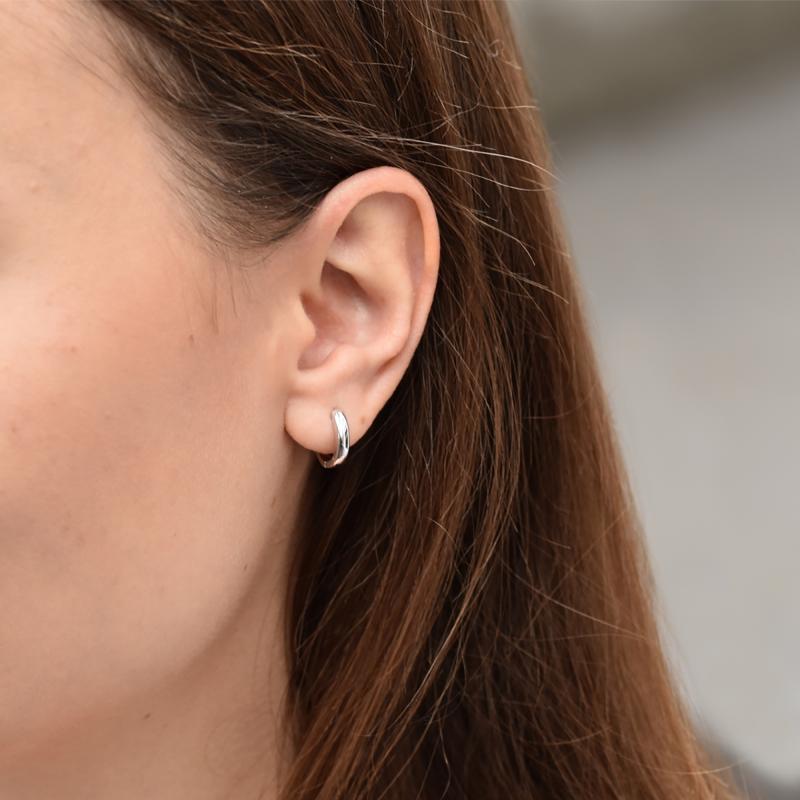 Strieborné 13 mm krúžky 43000