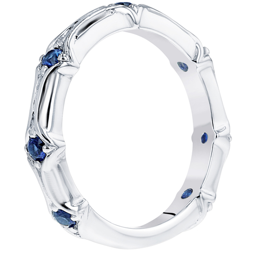 Zafírový eternity prsteň zo striebra 44670