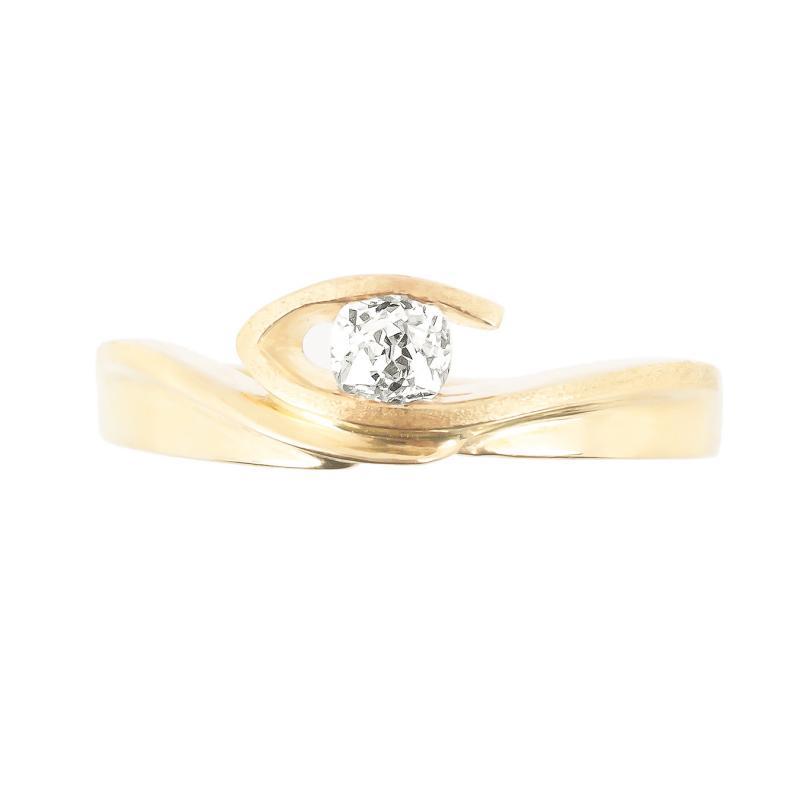 Zásnubný prsteň s 0.13ct SI1 J diamantom Winki 53400