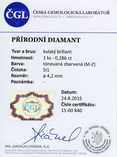 ČGL Certifikát 55590