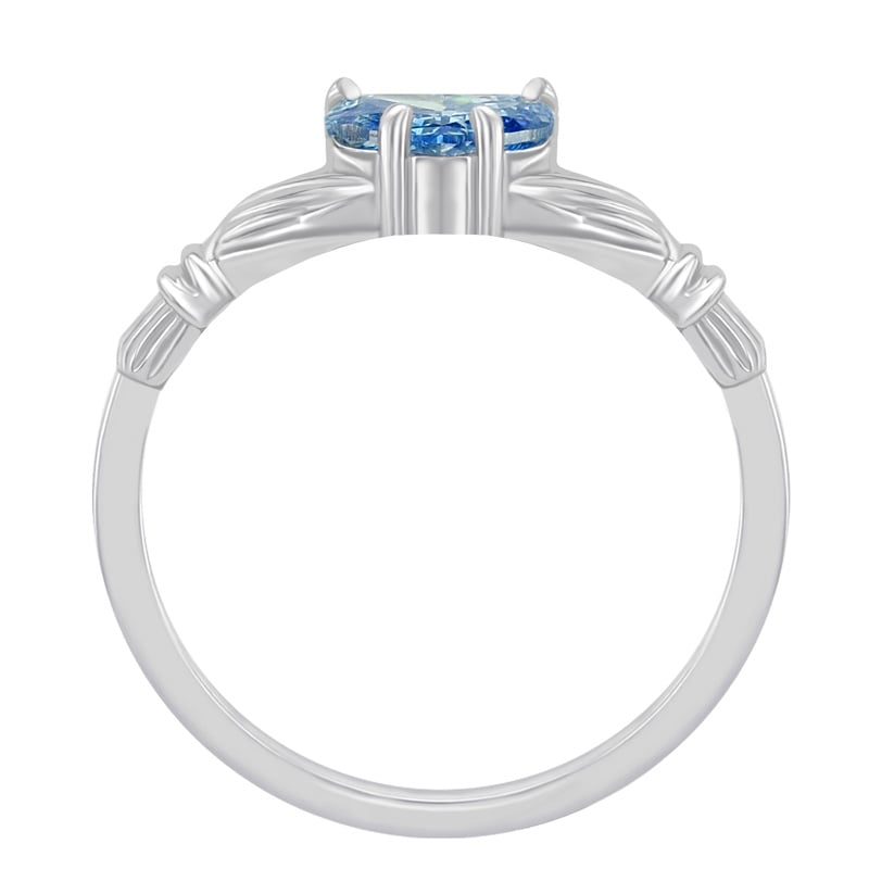 Claddagh prsteň s topazom 58700
