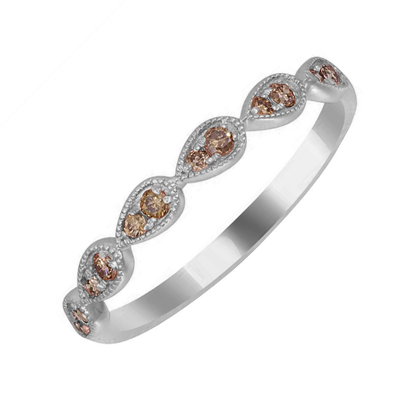 Eternity prsteň z bieleho zlata 69710