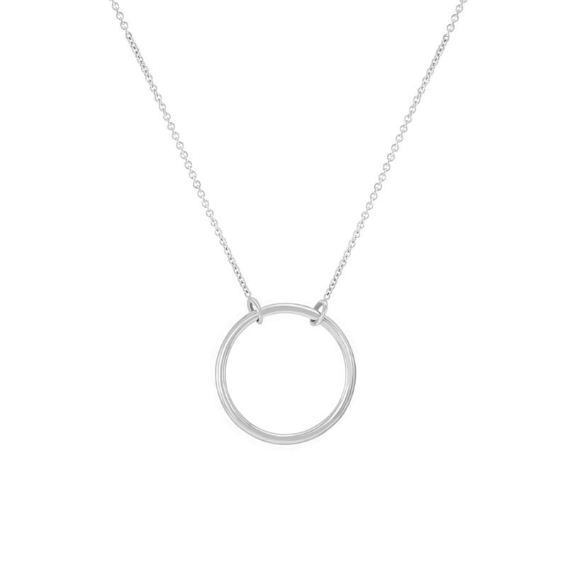 Platinový minimal náhrdelník