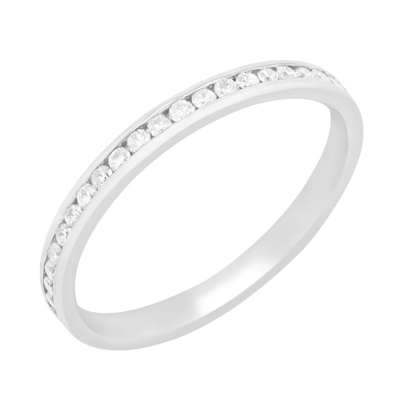 Eternity prsteň plný diamantov