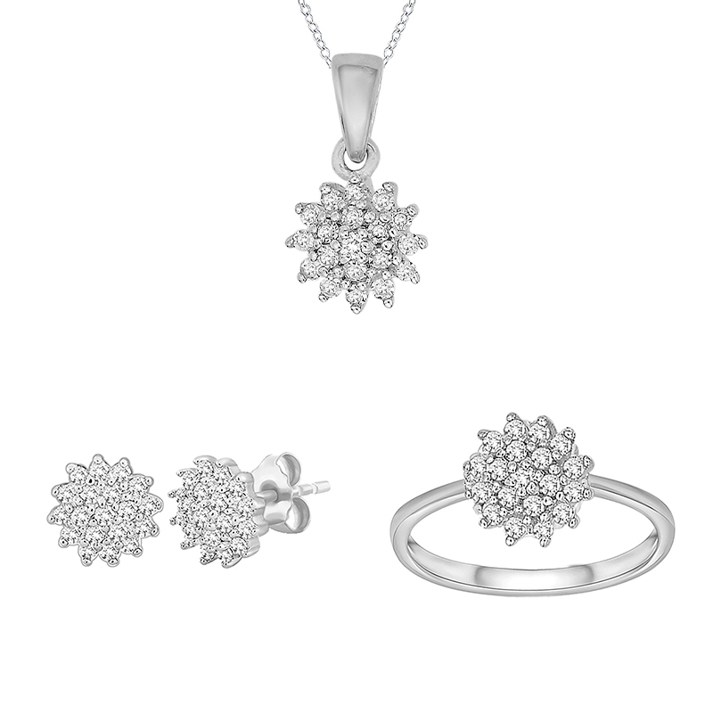 Elegantná zlatá kolekcia šperkov s lab-grown diamantmi