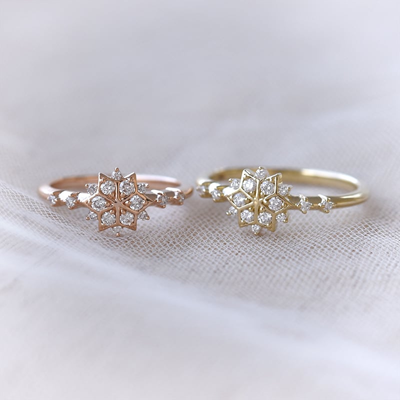 Strieborný prsteň s lab-grown diamantovou hviezdou Starlight 104721