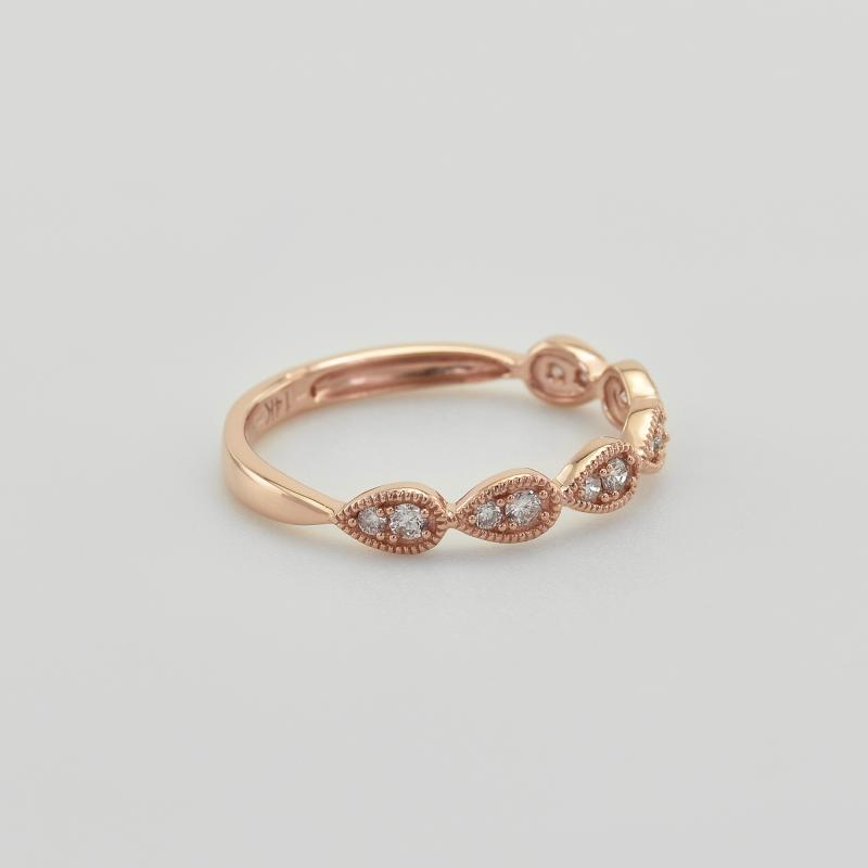 Strieborný eternity prsteň s lab-grown diamantmi Ebba 104741