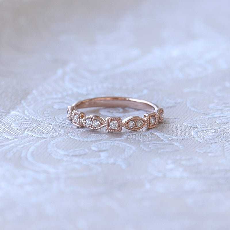 Eternity prsteň s bielymi lab-grown diamantmi Octave 105671