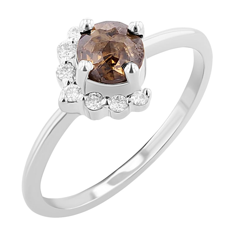 Prsteň so salt and pepper diamantom Chasity 117631