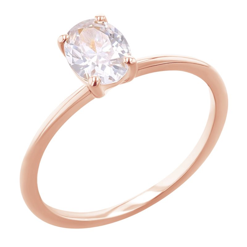 Zásnubný prsteň s oval lab-grown diamantom Frost 119981