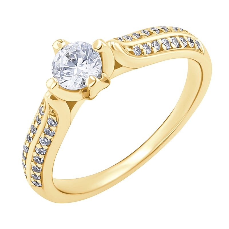 Zásnubný prsteň s lab-grown diamantmi Nabyne 132531