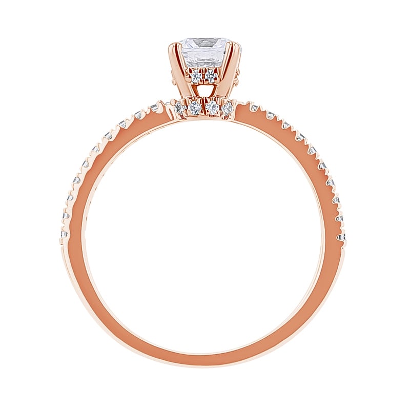 Zásnubný prsteň s diamantmi Prisha 134801