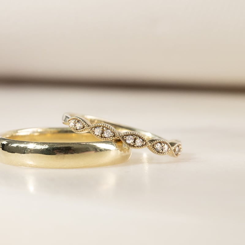 Strieborný nežný eternity prsteň s lab-grown diamantmi Jelani 136131