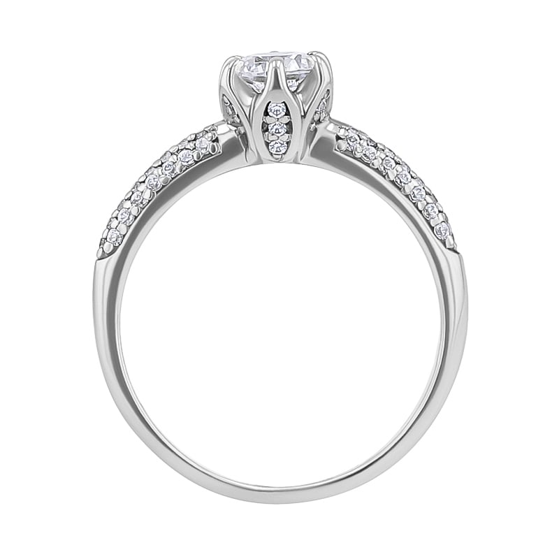 Zásnubný zlatý prsteň s lab-grown diamantmi Lineas 151701