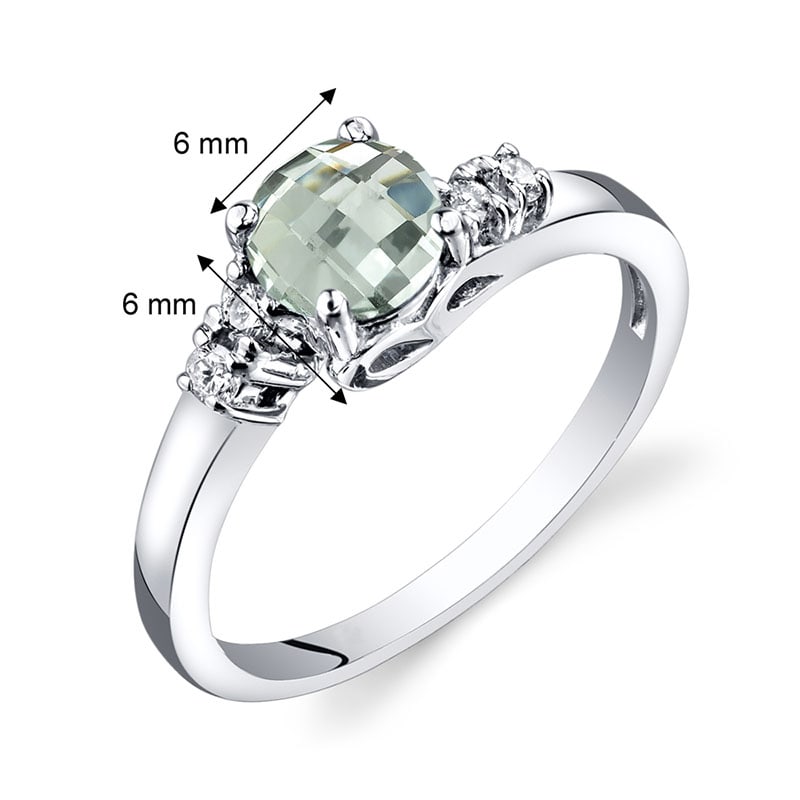 Ametystový prsteň s diamantmi 28041