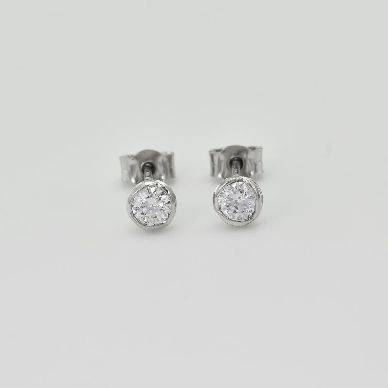 Náušnice s diamantmi 30621