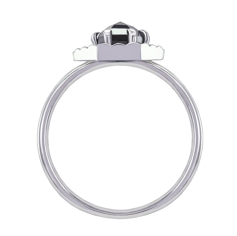 diamant v zlatom prsteni 34291
