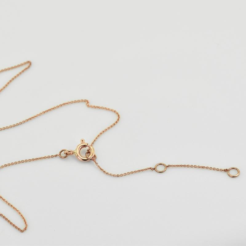 Zlatý choker s ružovými diamantmi 38651