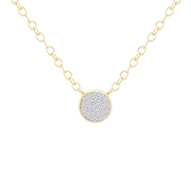 Minimalistický náhrdelník s diamantmi Sharlene 41671