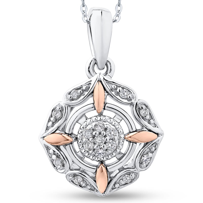 Luxusný zlatý prívesok s diamantmi