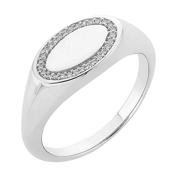 Prsteň s diamantmi 63891