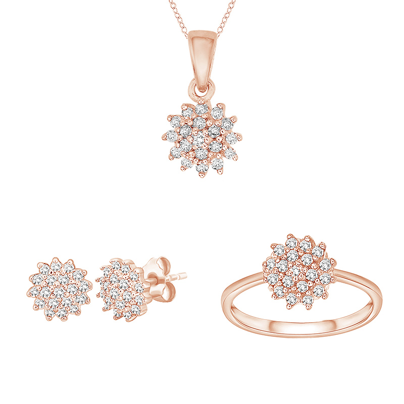 Kolekcia šperkov s lab-grown diamantmi 95261