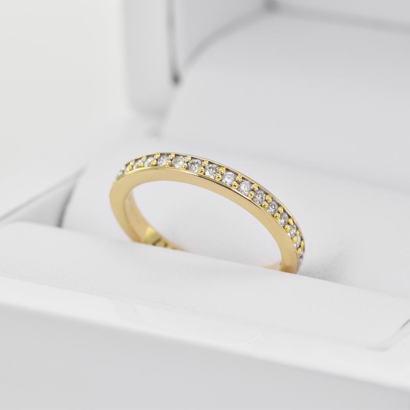 Eternity prsteň s 1.25mm moissanitmi Neville 105282