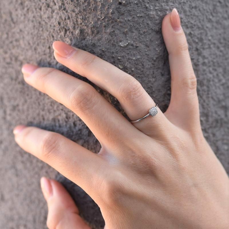 Zlatý prsteň plný diamantov 106822