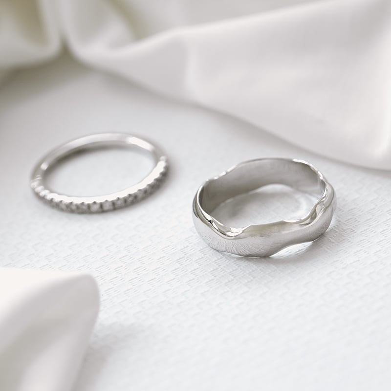 Zlatý eternity prsteň s 1.50 mm lab-grown diamantmi Qenyl 125642
