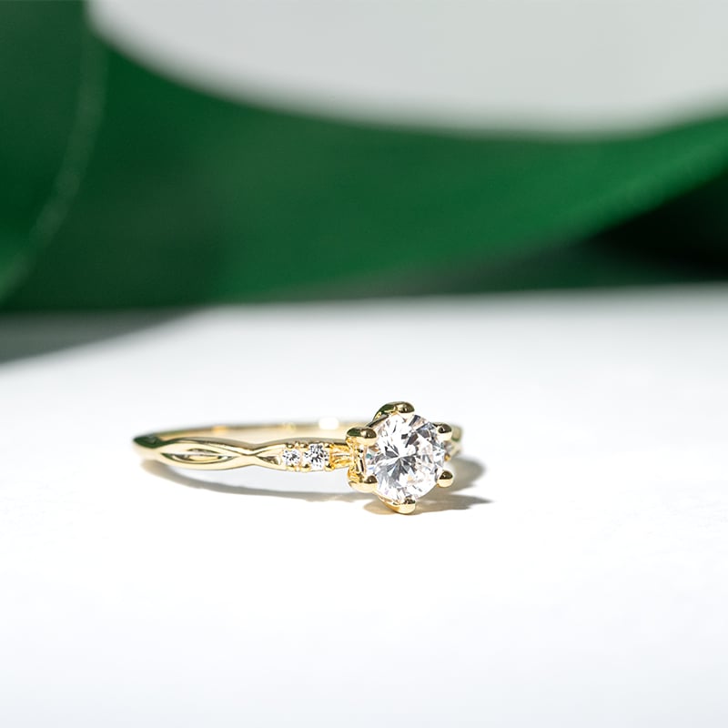Zásnubný prsteň s lab-grown diamantmi Mileva 127802