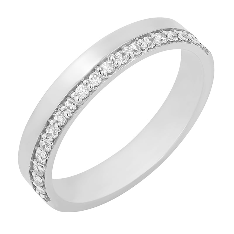 Zlatý eternity prsteň s lab-grown diamantmi Annora