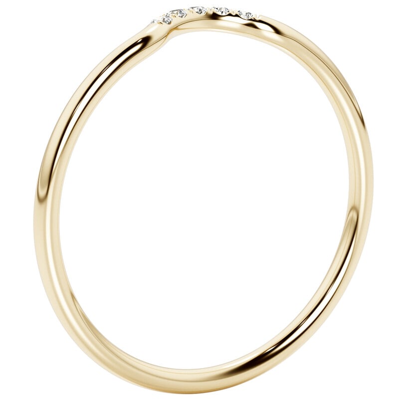 Strieborný vykrojený prsteň s lab-grown diamantmi Jason 138532