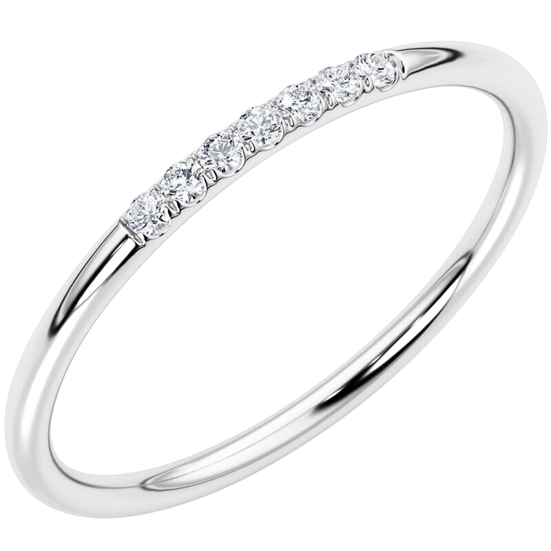 Prsteň s radom lab-grown diamantov Persis 139942
